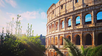 The Colosseum, the most recognizable symbol of Rome and the largest amphitheater of antiquity