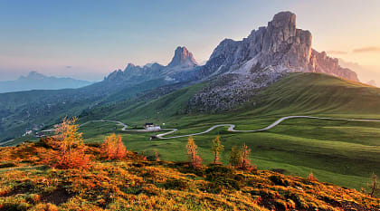 Majestic view of the Italian Dolomites Majestic view of the Italian Dolomites