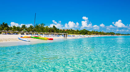 Beautiful beach of Varadero in Cuba