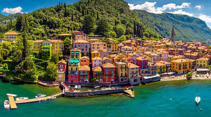 Varenna old town on Lake Como, Italy Varenna old town on Lake Como, Italy