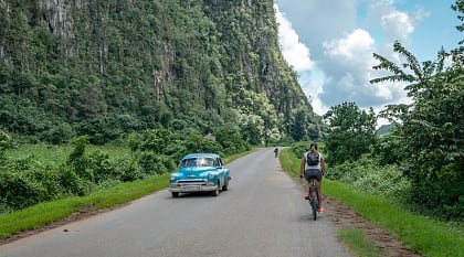 Biking in Vinales Valley, Cuba