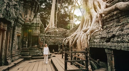 Angkor Wat complex in Camboadia