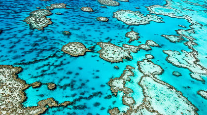 The Great Barrier Reef in Queensland, Australia