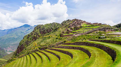 Archaeological Park of Pisac in Cusco, Peru