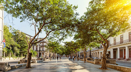 Paseo del Pradoa in Havana, Cuba