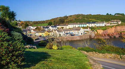 Charming Dunmore East Village in County Waterford, Ireland