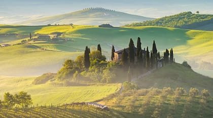 Beautiful landscape in Tuscany, Italy