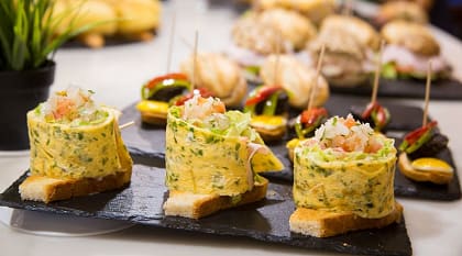 Typical Spanish tapas from Bilbao