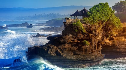Tanah Lot Temple on Bali island, Indonesia