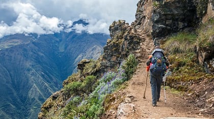 Trekking in the Peruvian Andes 