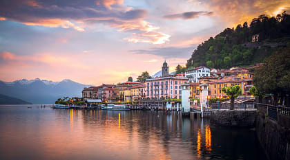 Sunrise at Bellagio, Lake Como, Italy
