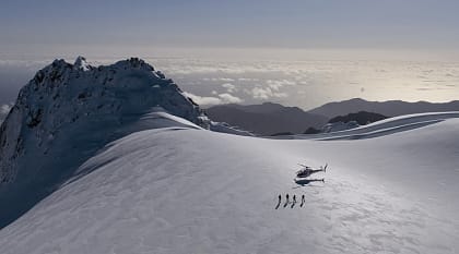 Darran Mountain Milford Sounds Fiordland. Photo courtesy of Glacier Southern Lakes Helicopters