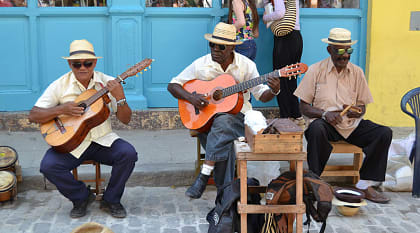 Cuban musician in Havana, Cuba.