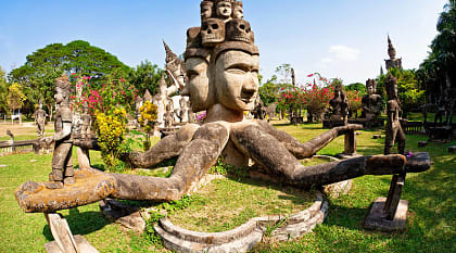 Buddha park in Vietniane, Laos Buddha park in Vietniane, Laos