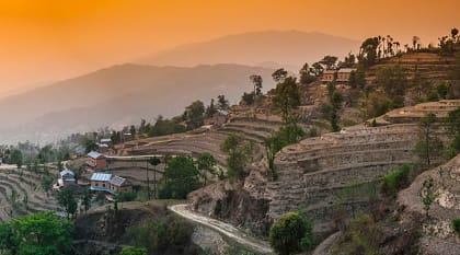 Kathmandu Valley in Nepal