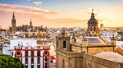 Seville skyline, Spain