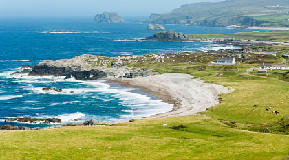 The Donegal coastline in Ireland