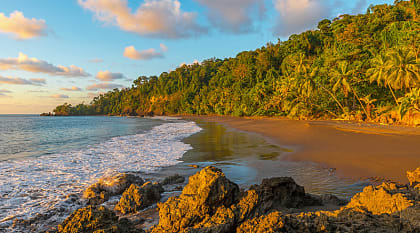 Beach in Corcovado National Park, Costa Rica
