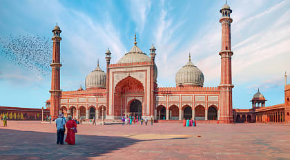 Jama Masjid Mosque in Delhi, India
