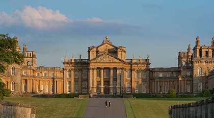 Blenheim Palace in Oxfordshire, England. Photo courtesy of Visit Britain Blenheim Palace in Oxfordshire, England