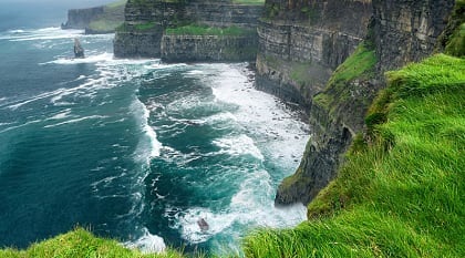 The Cliffs of Moher is Ireland's most popular attraction