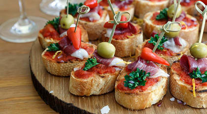 Traditional Spanish tapas