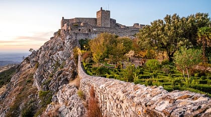 Castelo de Marvão in the Alentejo region of Portugal. Castelo de Marvão in the Alentejo region of Portugal.