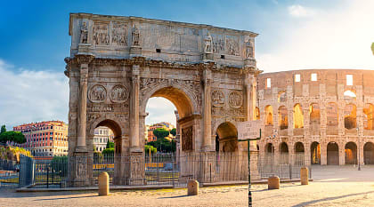 Discover the famous Colosseum, which takes you back in time to Ancient Rome.