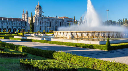 Jeronimos Monastery is one of the most beautiful places in Lisbon.