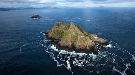 Skellig Michael in Co Kerry, Ireland. Photo courtesy of Valerie O'Sullivan/ Failte Ireland Skellig Michael