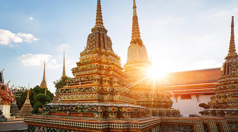 Wat Pho in Bangkok, Thailand Wat Pho in Bangkok, Thailand