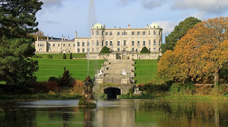 Relaxed Ireland and Scotland Tour for Seniors Powerscourt House and Lake in County Wicklow, Ireland