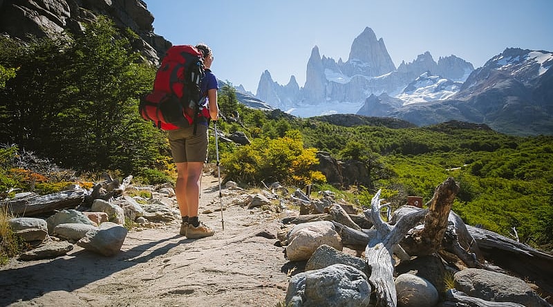 Hiking Los Glaciares National Park, Patagonia, Argentina Hiking Los Glaciares National Park, Patagonia, Argentina