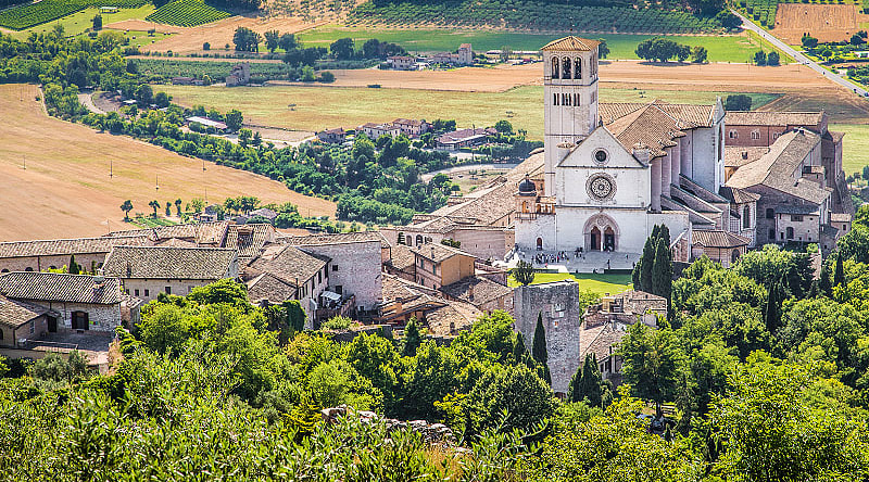 St. Francis of Assis Basilica in Umbria, Italy St. Francis of Assis Basilica in Umbria, Italy