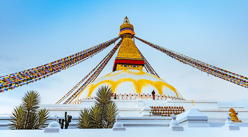 Boudhanath stupa in Kathmandu, Nepal Boudhanath stupa in Kathmandu, Nepal