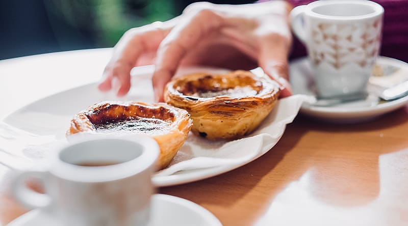 Pastel de natal in Portugal Portuguese pastry, pastel de natal