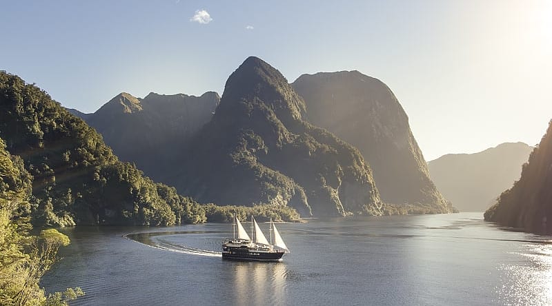 Doubtful Sound in Fiordland. Photo courtesy of Miles Holden / Tourism New Zealand Doubtful Sound in Fiordland. Photo courtesy of Miles Holden / Tourism New Zealand