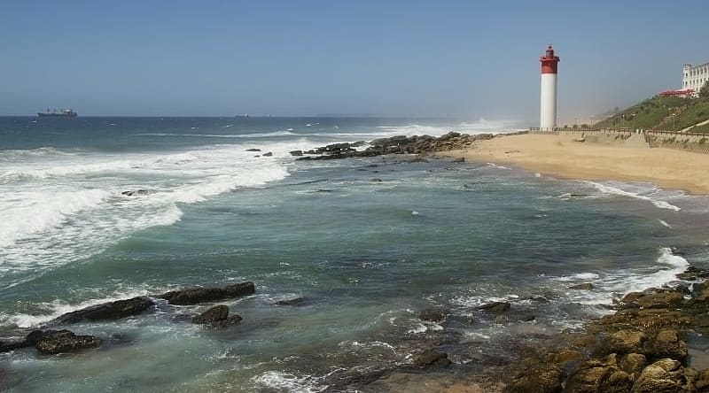 Lighthouse at Umhlanga on Durbam coast, South Africa. Lighthouse at Umhlanga on Durbam coast, South Africa.