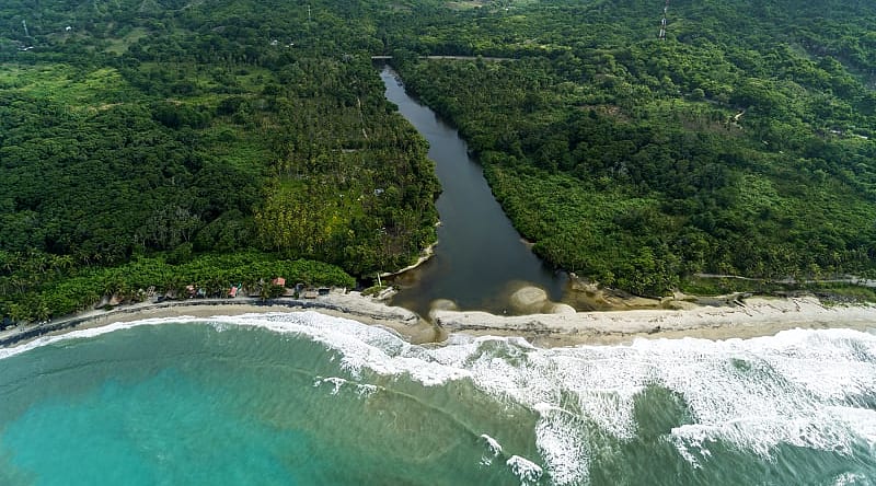 Secluded beach in Tayrona National Park, Colombia. Secluded beach in Tayrona National Park, Colombia.