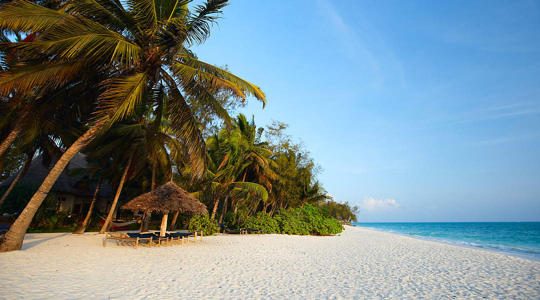 Tropical beach in Zanzibar, Tanzania Tropical beach in Zanzibar, Tanzania