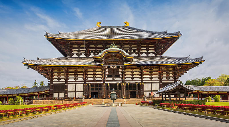 Todai-ji is an ancient Buddhist temple in the city of Nara, considered the largest wooden structure in the world. Todai-ji is an ancient Buddhist temple in the city of Nara, considered the largest wooden structure in the world.