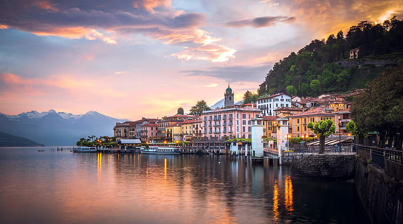 Sunrise at Bellagio, Lake Como, Italy