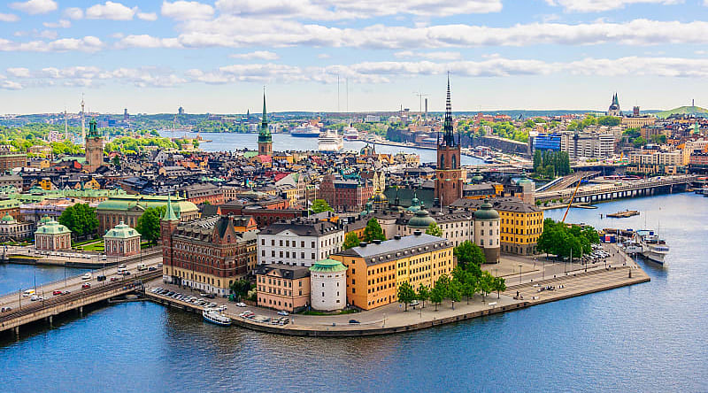 View of Gamla Stan in Stockholm, Sweden View of Gamla Stan in Stockholm, Sweden