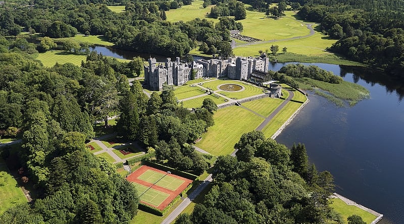 Ashford Castle. Photo courtesy Ashford Castle © Aervisions 5-Star Luxury Castle in Cong, Co. Galway, Ireland