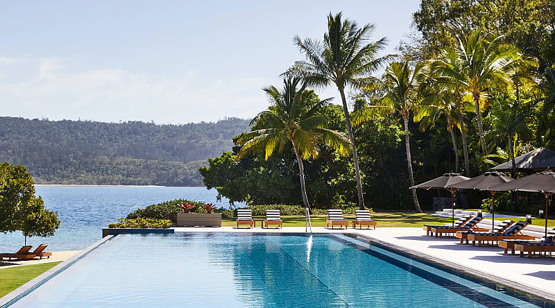 Qualia Resort Pebble Beach pool. Photo courtesy of Hamilton Island Qualia Resort Pebble Beach pool on Hamilton Island