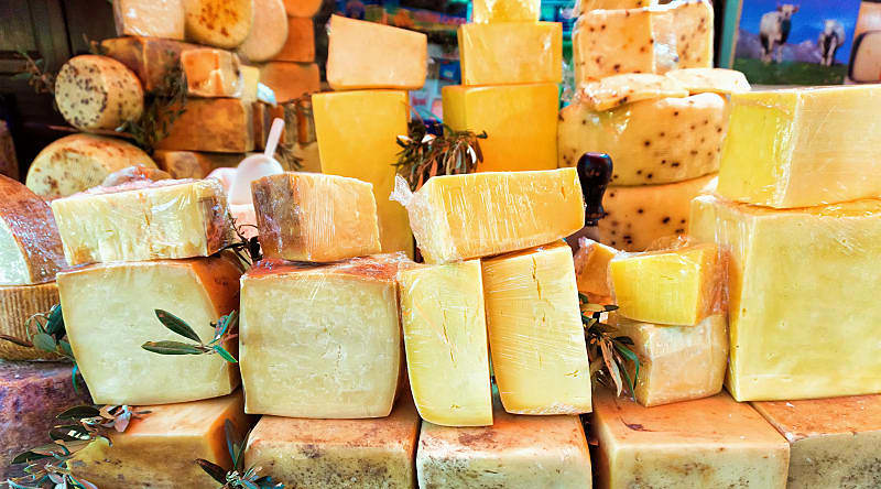 Visit Palermo's famous cheese markets Visit Palermo's famous cheese markets