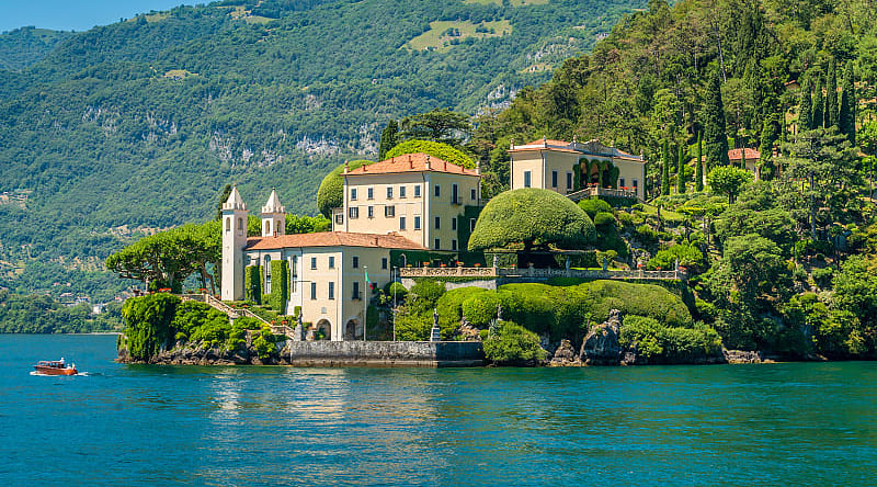 Secluded Honeymoon in Lake Como and Portofino Itinerary Villa Balbianello in Lenno on Lake Como, Italy
