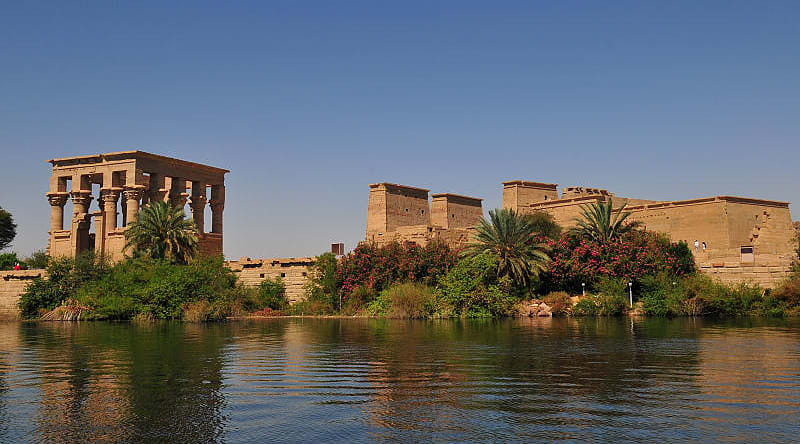 Philae Temple Complex in Aswan, Egypt Philae Temple Complex in Aswan, Egypt