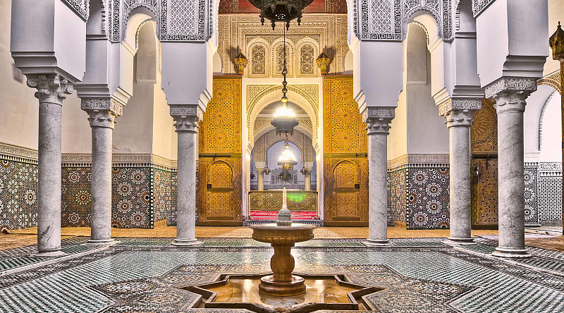 Moulay Ismail Mausoleum at Maknes, Morocco Moulay Ismail Mausoleum at Maknes, Morocco