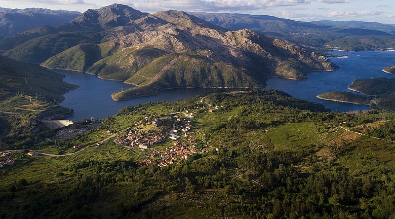 AerialView of Peneda Gerês National Park in Portugal AerialView of Peneda Gerês National Park in Portugal